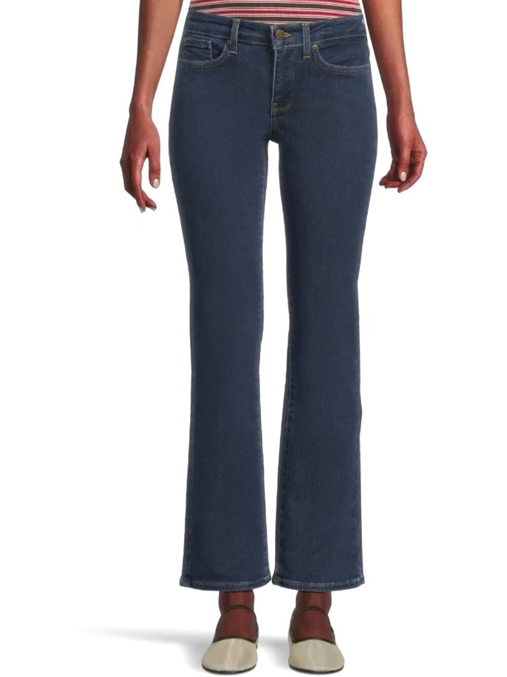 NYDJ Womens Jeans Size 20W Barbara Bootcut Quinn Blue Wash Stretch Denim New